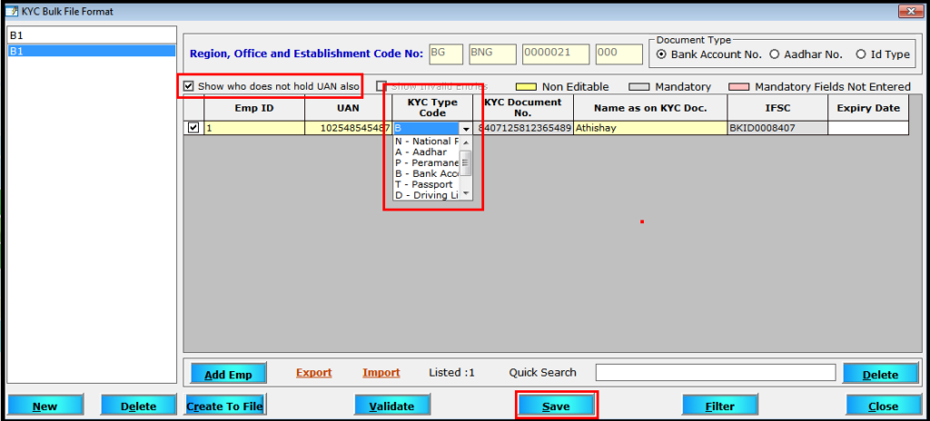 Old software. Credo Bank KYC QR код. File is being edited