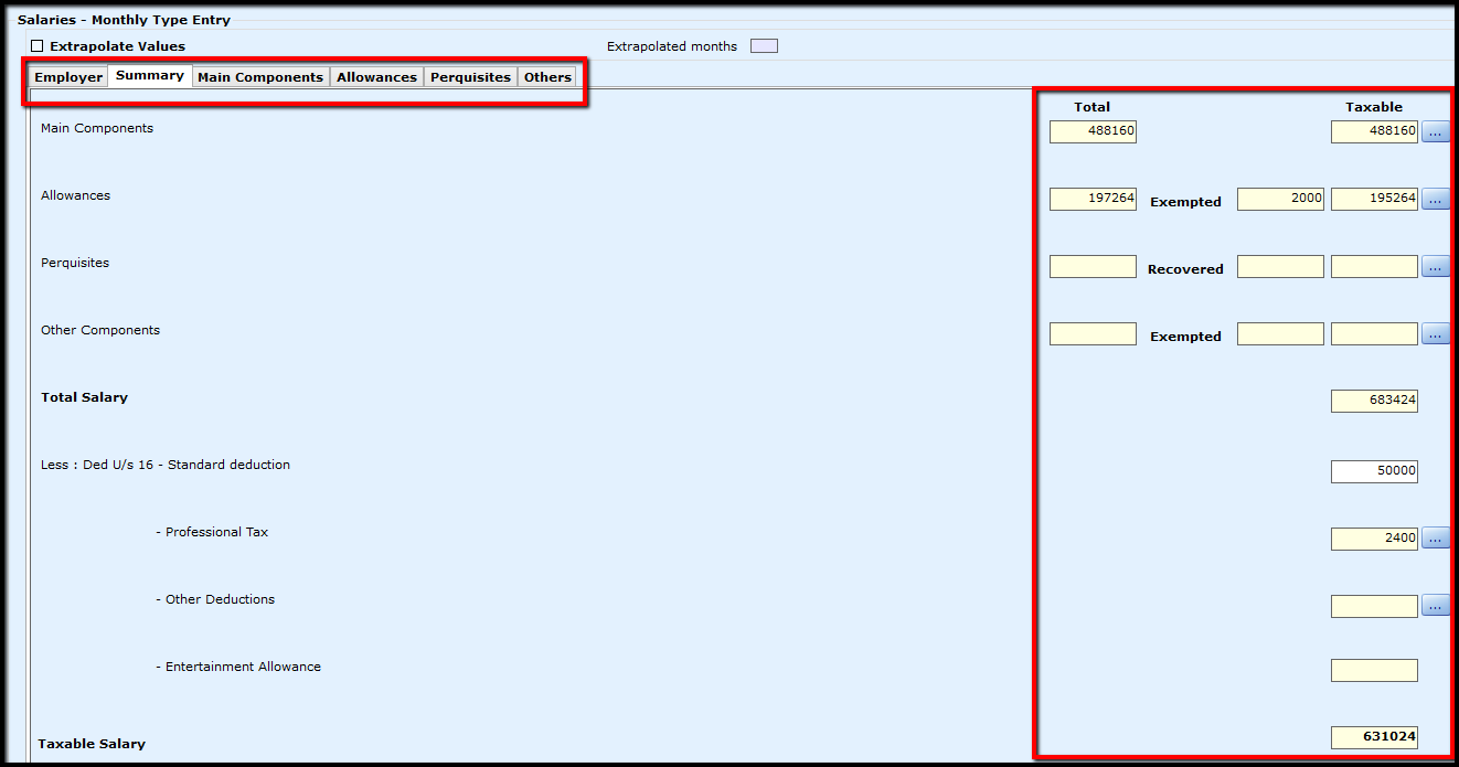 Data Porting And Tds Computation In Spp